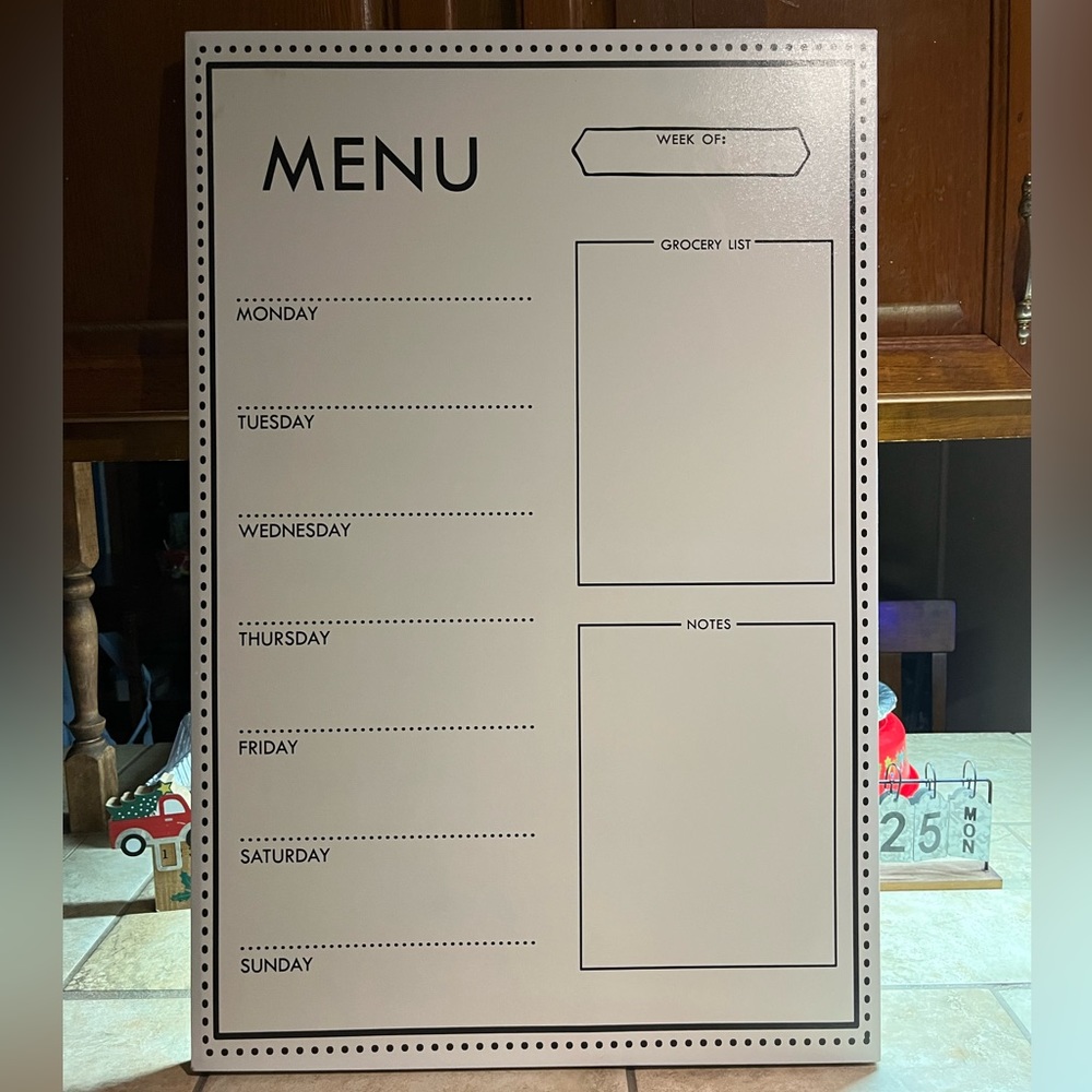 Canvas (whiteboard) menu